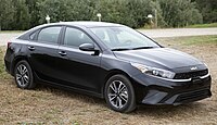 2022 Kia Forte LXS in Aurora Black Pearl, front right.jpg