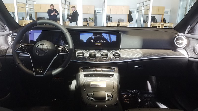 File:2023 Mercedes-Benz E-Class interior.jpg