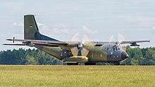 C-160D 50+61 des LTG 63 auf der ILA 2016