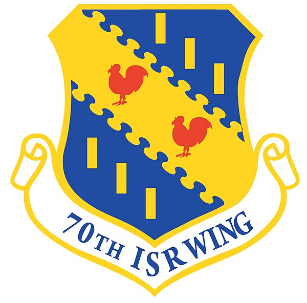70th Intelligence, Surveillance and Reconnaissance Wing Emblem