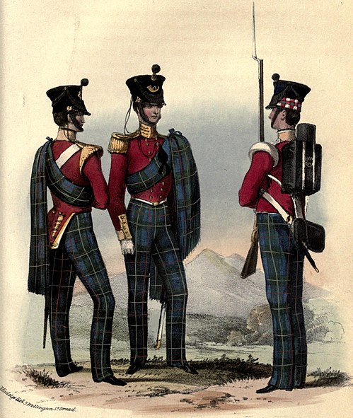 Regimental uniform, 1852