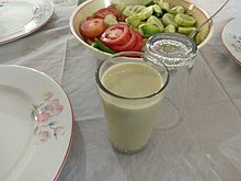 A glass of Borhani at a Bangladeshi wedding A Glass of Borhani.jpg