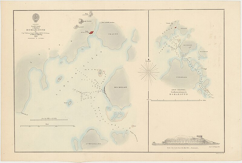 File:A Sketch of Bomarsund Surveyed by by Captain Sulivan, Lieutenant Cudlip & Mr. F.J.O. Evans, 1854.jpg