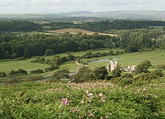 Ogmore Castle and Merthyr Mawr