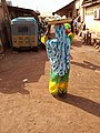 A woman selling soap balls in Northern Ghana 02