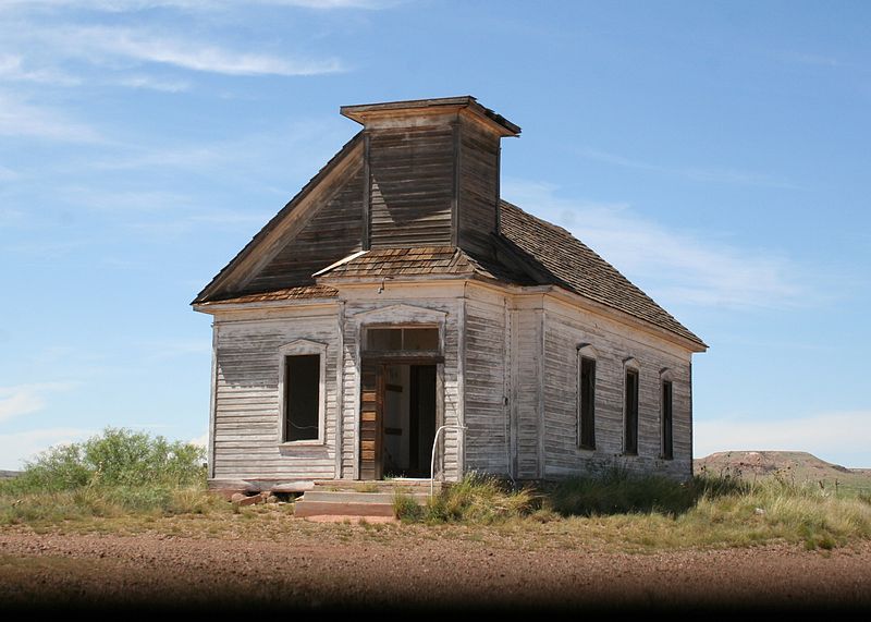 File:Abandoned church in New Mexico.jpg