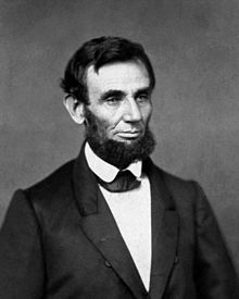 Presidentti Abraham Lincoln vuonna 1861