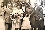 חיים וברטה אברבנאל עם ביתם רני וחתנם סלבאטור לוי שנספו ברעש האדמה בסקופיה ב-1963, והנכדה רחל שניצלה