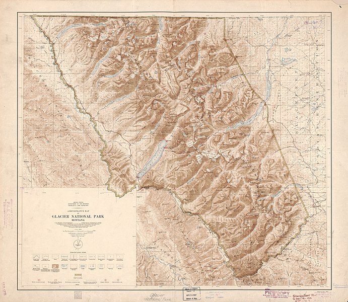 File:Administrative map of Glacier National Park, Montana LOC 2016586564.jpg