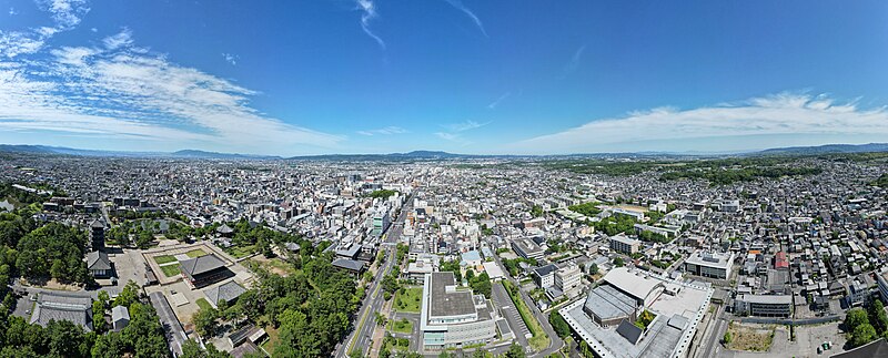 File:Aerial panorama of Nara Park.jpg