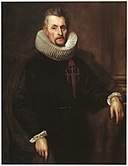 After Anthony van Dyck - Portrait of Ferdinand van Boisschot, Lord of Saventhem (1560-1649), as a Knight of the Order of Santiago, ca. 1630.jpg