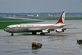 Un Boeing 707 d'Air India du même modèle (Boeing 707-437)