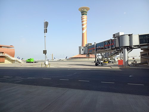 Airport back ground in King Abdulaziz International Airport