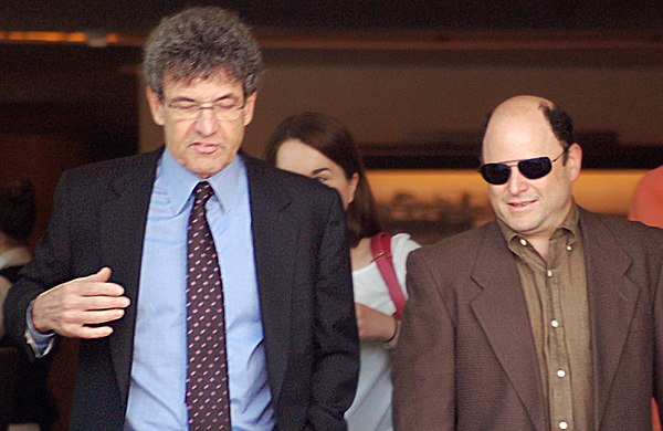 Alan F. Horn, the Warner Bros. president and Jason Alexander, May 2010.