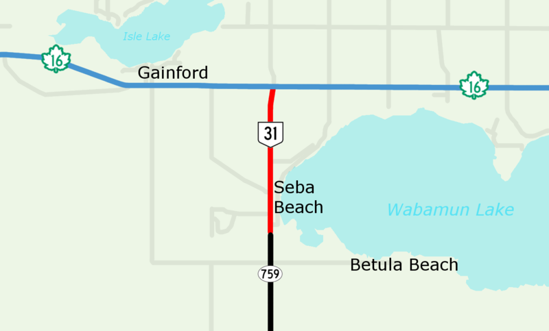 File:Alberta Highway 31 Map.png