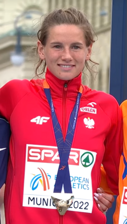 Aleksandra Lisowska vuonna 2022.