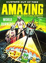 Amazing Science Fiction Stories cover image for February 1959