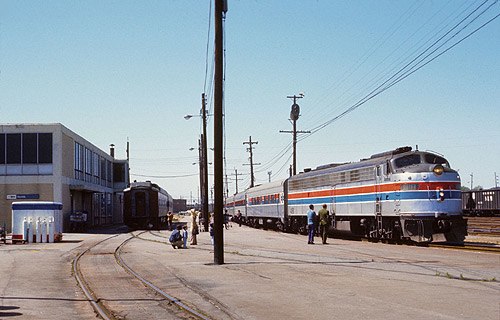 The Mountaineer at the Lambert's Point station in 1976