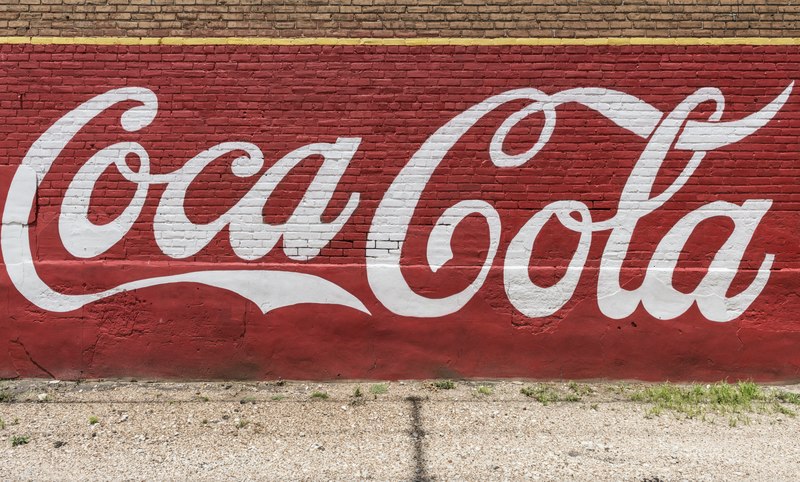 File:An old, painted Coca-Cola sign on the side of a building in the town of Grand Saline in Van Zandt County, Texas LCCN2014633260.tif