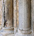 Ancient graffiti carved by pilgrims at Church of the Holy Sepulcher, Old City of Jerusalem