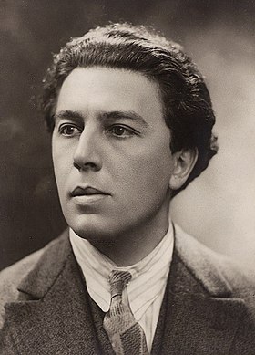 André Breton fotografié pèr Henri Manuel in 1927.