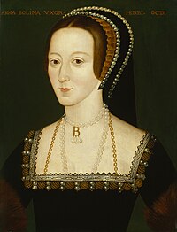 Anne Boleyn was found guilty of adultery and treason and executed in 1536. There is controversy among historians as to whether she had actually committed adultery. Anne boleyn.jpg