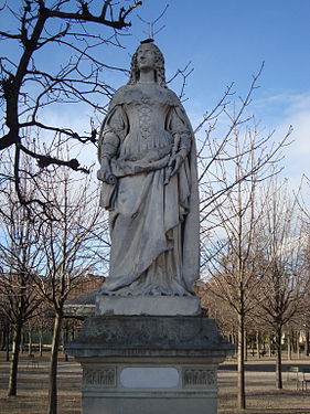 Anne d'Autriche, Paris, jardin du Luxembourg.