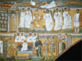 Darstellung der Verkündigung (obere Reihe); Santa Maria Maggiore in Rom, Mosaik aus dem 5. Jhd.