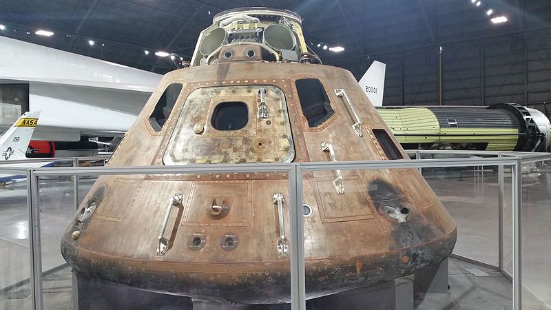 File:Apollo 15 Command Module at the National Museum of the United States Air Force.jpg