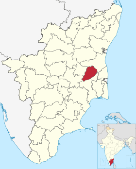 Localisation de District d'Ariyalur