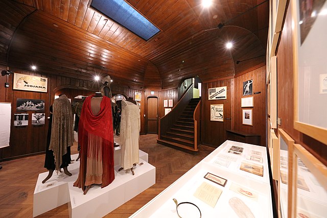 Casa Anatta, interior showing part of the museum exhibition.