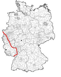 Route of Bundesstraße 9