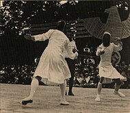 Fencing at the 1936 Summer Olympics BASA-3K-7-355-100-Cultural review of the nations in Hamburg, 1936.jpg