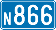 Miniatuur voor N866 (België)