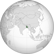 Bangladesa: situs