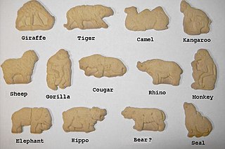 <span class="mw-page-title-main">Animal cracker</span> Cracker baked in the shape of an animal