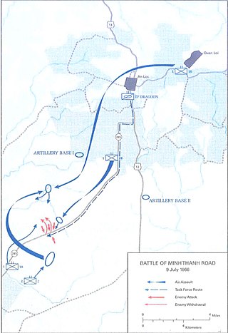 <span class="mw-page-title-main">Battle of Minh Thanh Road</span> Battle of the Vietnam War, 1966