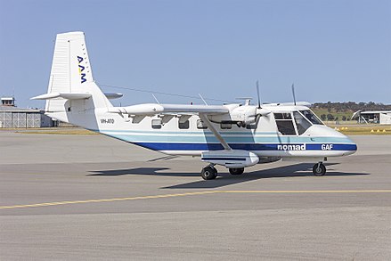 The last airworthy Nomad in Australia, an N22C in 2017