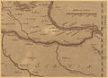 Насеље Бистрица (Bistritz) на мапи фламанског картографа Герхарда Меркатора из 16. века