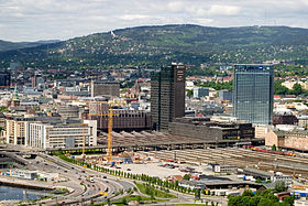 Stadtteil Bjørvika und Oslo S