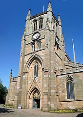 Blackburn Cathedral sits in the middle of the town centre