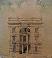 Boceto preliminar para el edificio del Banco del Pichincha, por Francisco Durini (1916).