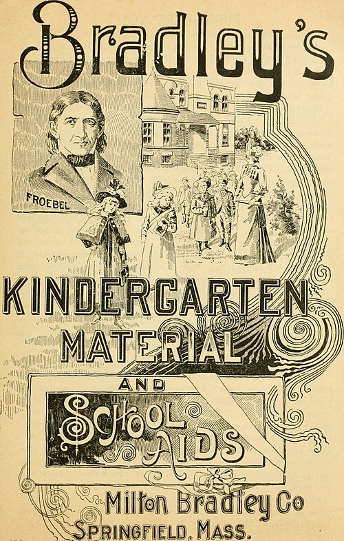 Bradley's kindergarten material and school aids, 1896