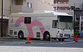 医療防疫車 写真は乳がん検診用の車両