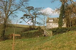 Bridleway by Efford House, 1996-geograph-3391607.jpg