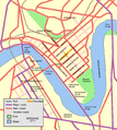 Map of Brisbane CBD area.