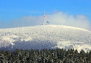 Brocken Harz mountain in Germany