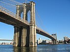 Die 1883 eröffnete Brooklyn Bridge