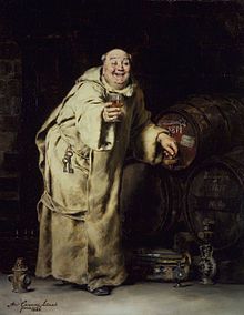 Monk Testing Wine by Antonio Casanova y Estorach (c. 1886) Brooklyn Museum - Monk Testing Wine - Antonio Casanova y Estorach.jpg