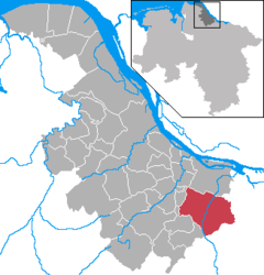 Buxtehude - Kartta